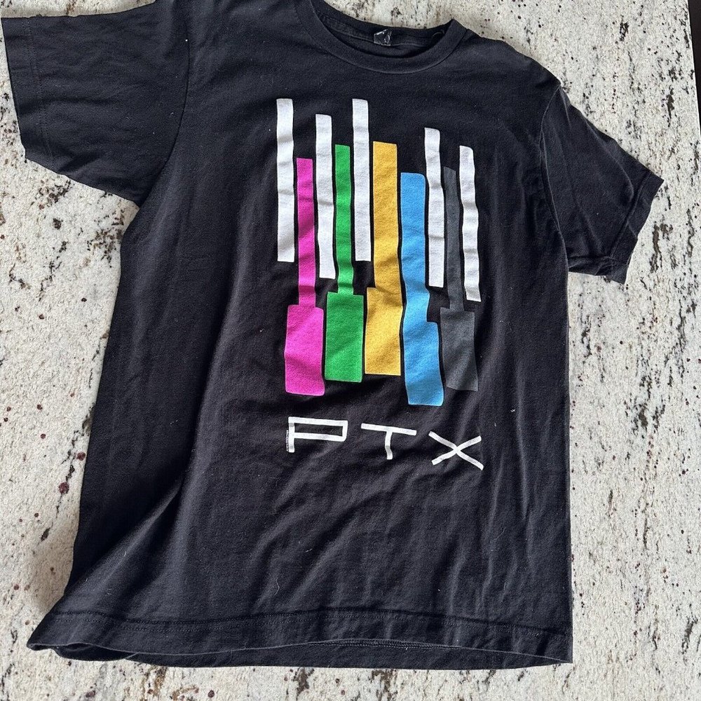 PTX Pentatonix 2016 Concert Tour Shirt Mens Medium Black Graphic Tee